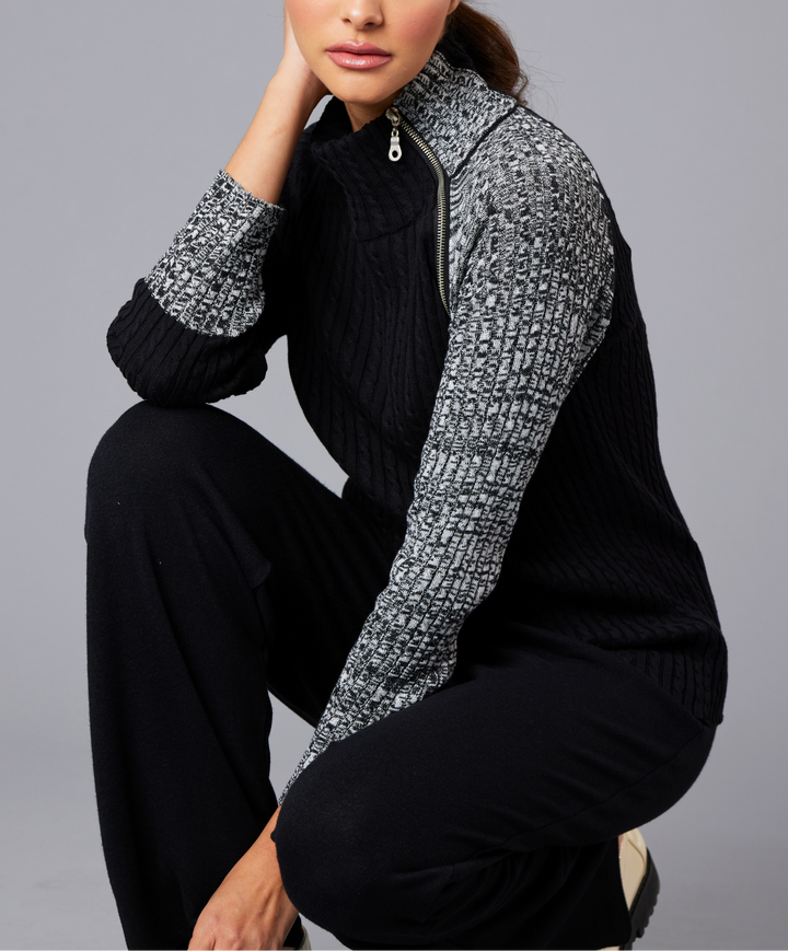 Zip Neck Top