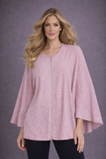 Eloise Kashmira Zip Up Poncho