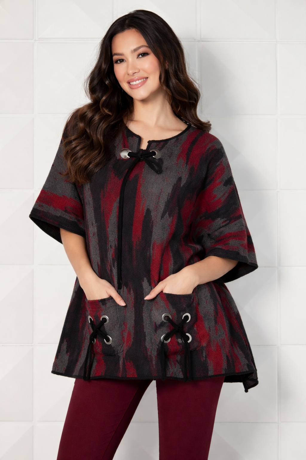 Ryder Lace Up Poncho