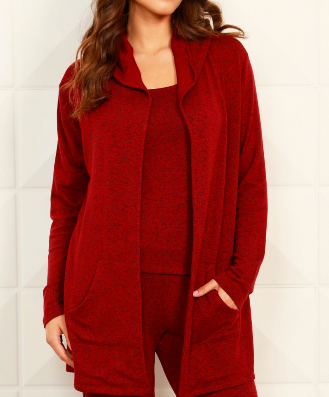 Open Hoodie Duster