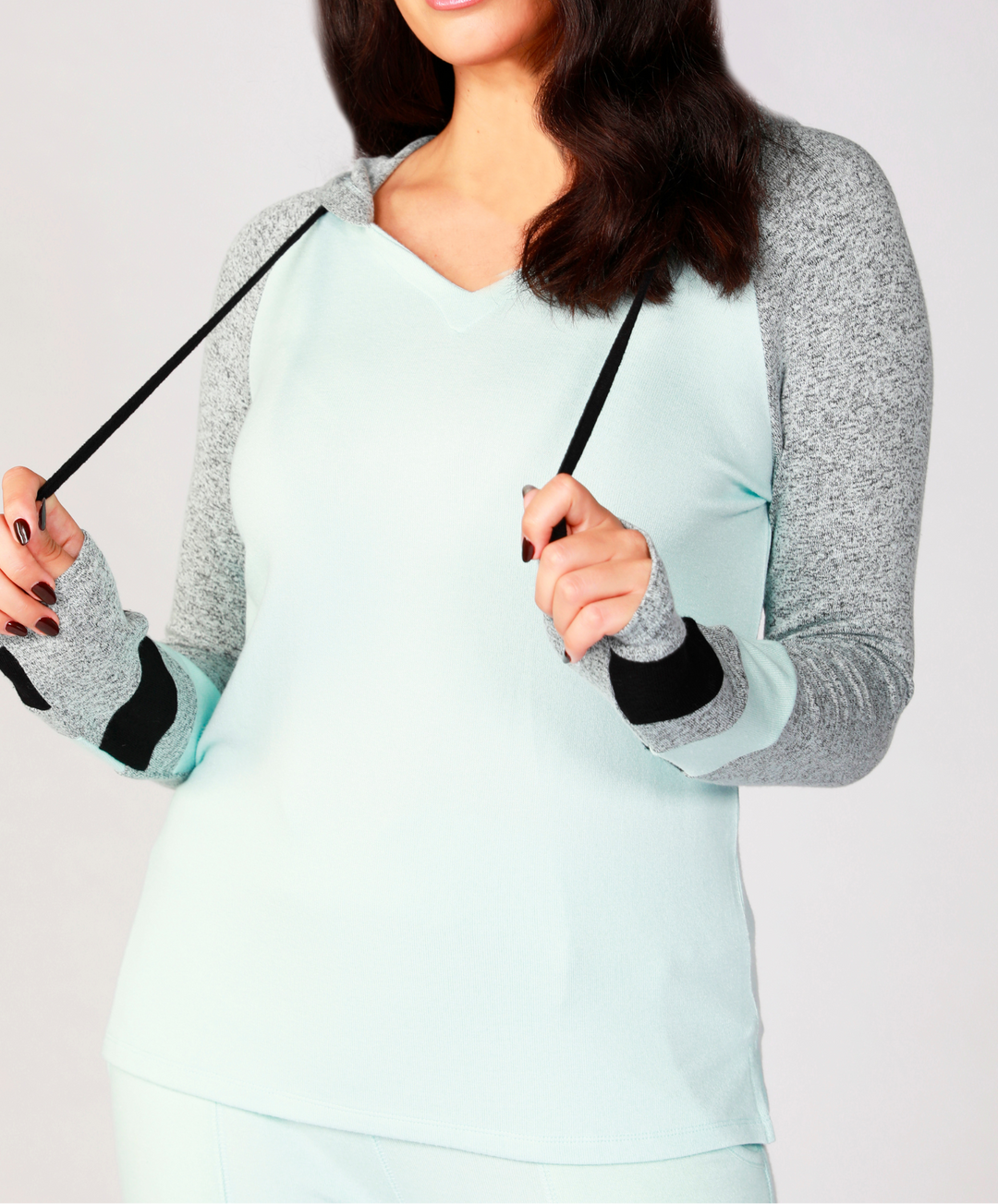 Pullover Color Block Hoodie