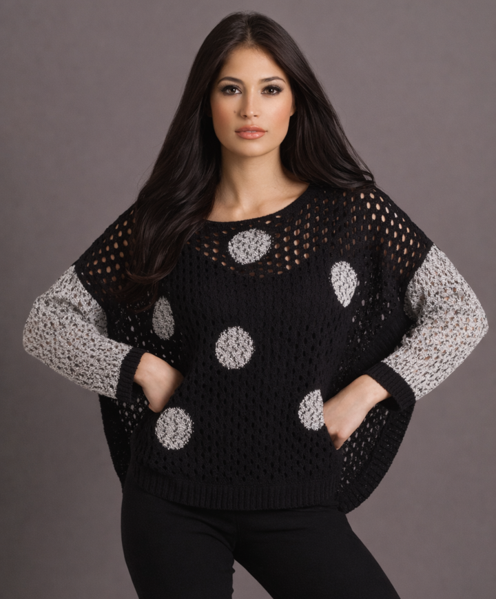 Crochet Dot Poncho